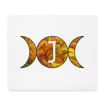 mondphasen e 38 j - Mousepad (Querformat) - Weiß - Vorne