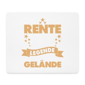 Renteneintritt Geschenk 2022 Pensionierung 2022 - Mousepad (Querformat) - Weiß - Vorne