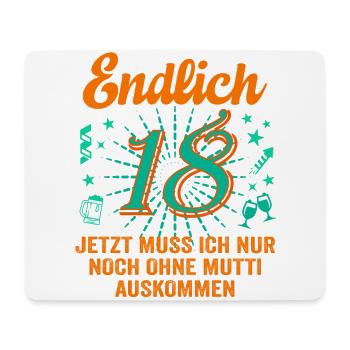 18 Geburtstag Junge Geschenk lustig 18. Ehrentag - Mousepad (Querformat) - Weiß - Vorne