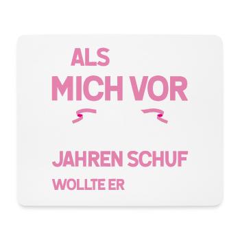 70. Geburtstag Mädchen Geschenk lustig - Mousepad (Querformat) - Weiß - Vorne