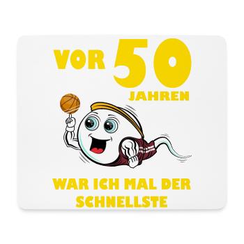 50.Ehrentag 50. Jubiläum Club der alten Säcke 50 - Mousepad (Querformat) - Weiß - Vorne