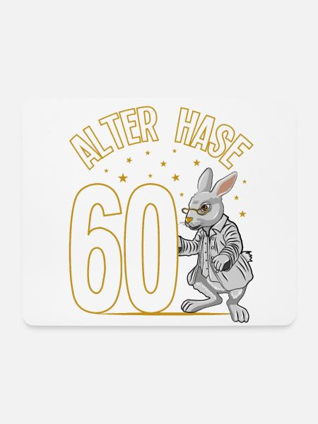 60 Geburtstag Geschenke lustig 60. Geburtstag Mann - Mousepad (Querformat) - Weiß