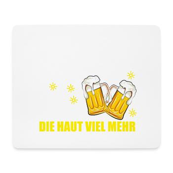 50 Geburtstag 50. Jubiläum 50 Ehrentag Bier Humor - Mousepad (Querformat) - Weiß - Vorne