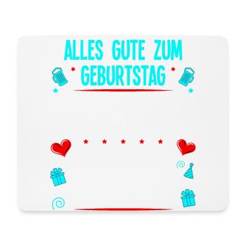 Papa Geburtstag Geschenk Geburtstagsgeschenk Kind - Mousepad (Querformat) - Weiß - Vorne