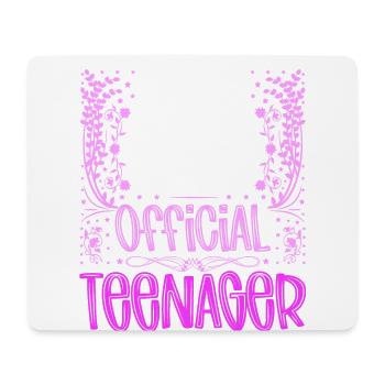 13 Geburtstag Mädchen süß 13. Geburtstag 13 Jahr - Mousepad (Querformat) - Weiß - Vorne