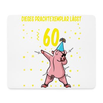 60 Geburtstag Geschenkidee Baujahr 1962 lustig - Mousepad (Querformat) - Weiß - Vorne
