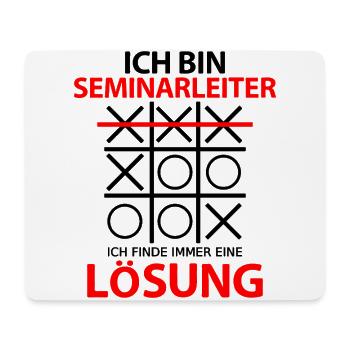 Seminarleiter Danke Abschied Geschenkidee Spruch - Mousepad (Querformat) - Weiß - Vorne