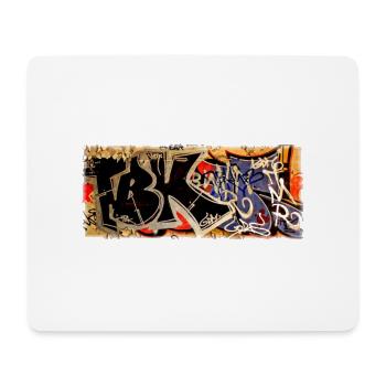 Graffiti - Mousepad (Querformat) - Weiß - Vorne