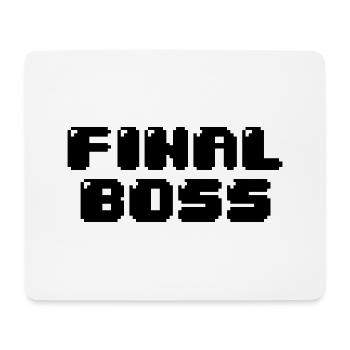 FINAL BOSS - Mouse Pad (horizontal) - white - Front
