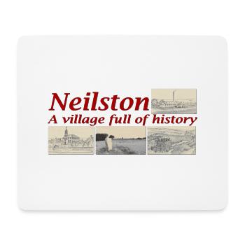 Neilston Full of history - Mouse Pad (horizontal) - white - Front