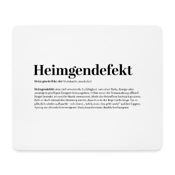 Home Genetic Defect Home Genetic Defect Definition Party - Mouse Pad (horizontal) - white - Front