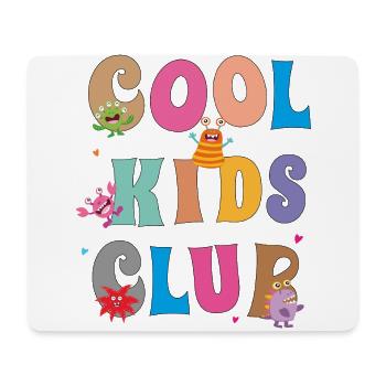 Club pour enfants cool - Tapis de souris (format paysage) - blanc - Devant