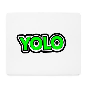 YOLO | You Only Live Once - Mouse Pad (horizontal) - white - Front