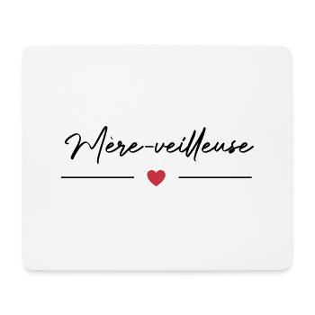 Mère-veilleuse - Tapis de souris (format paysage) - blanc - Devant