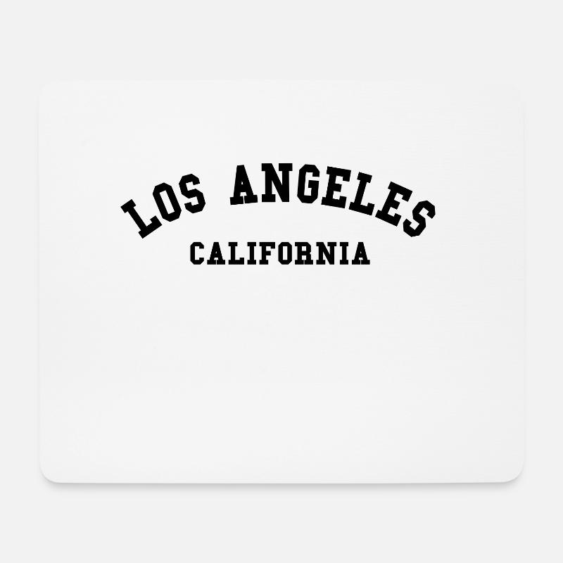Los Angeles California - Mousepad (Querformat) - Weiß
