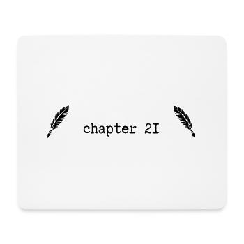 chapitre 21 Anniversaire - Tapis de souris (format paysage) - blanc - Devant