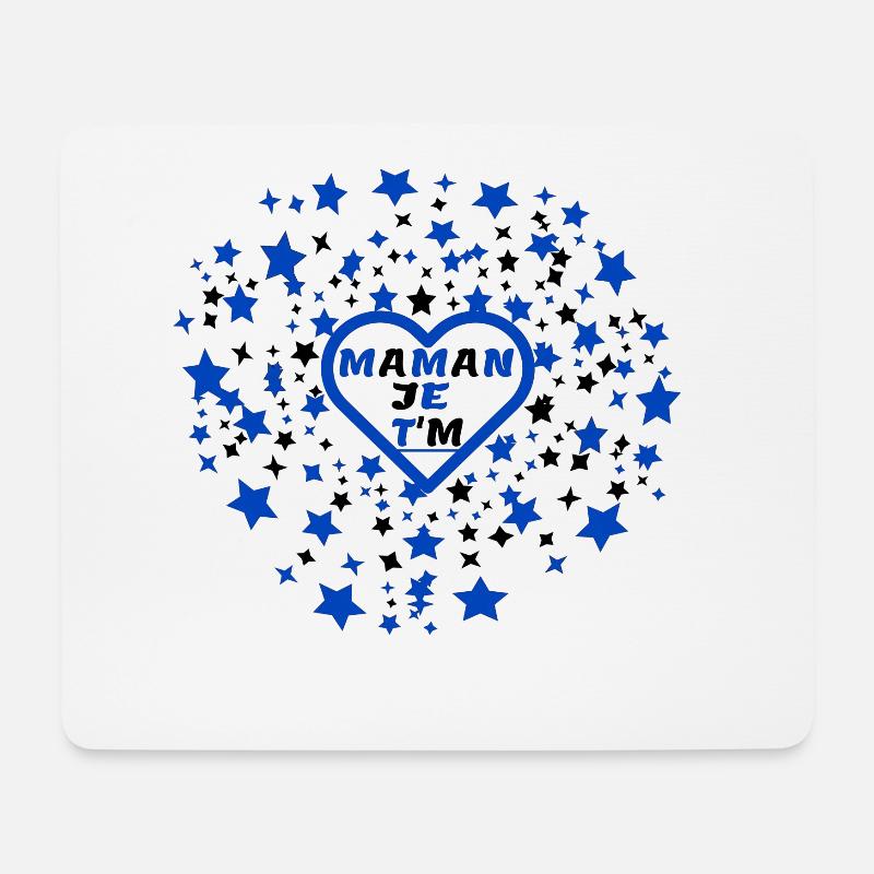 Mama, ich liebe dich - Mousepad (Querformat) - Weiß