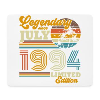 Juli 1994 Jahrgang Geburtstag Vintage Geschenk - Mousepad (Querformat) - Weiß - Vorne
