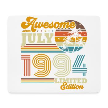 Juli 1994 Jahrgang Geburtstag Vintage Geschenk - Mousepad (Querformat) - Weiß - Vorne
