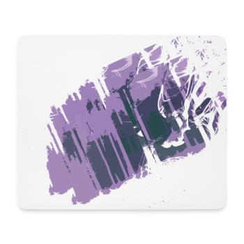 Colorsplash / Graffiti Farbklecks - Mousepad (Querformat) - Weiß - Vorne