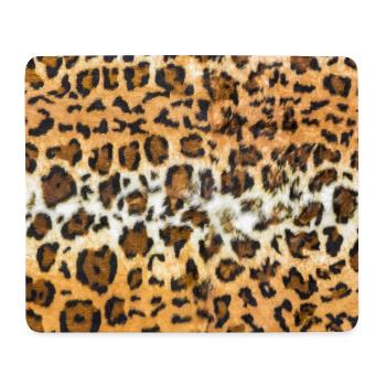 Leopard cheetah big cat fur pattern decoration - Mouse Pad (horizontal) - white - Front