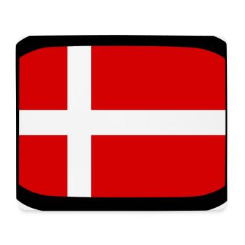 Danemark - Tapis de souris (format paysage) - blanc - Devant