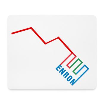 Lustige Enron - Mousepad (Querformat) - Weiß - Vorne