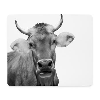 Kuh T-Shirt für Teens Einfach Kuh - Mousepad (Querformat) - Weiß - Vorne
