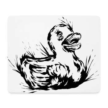 Rubber duck - Mouse Pad (horizontal) - white - Front