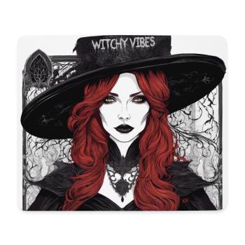 Hexenhafte Vibes - Mousepad (Querformat) - Weiß - Vorne