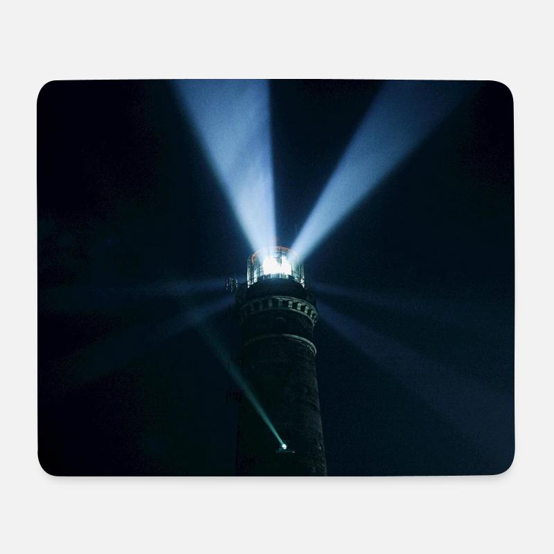 Mousepad-Edition - Leuchtturm - Mousepad (Querformat) - Weiß