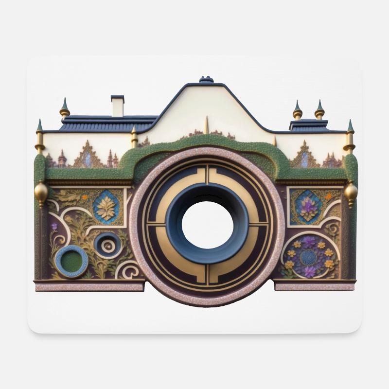 Kamera - Mousepad (Querformat) - Weiß