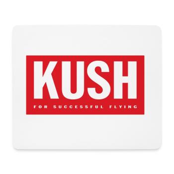 KUSH Tee Shirts - Tapis de souris (format paysage) - blanc - Devant