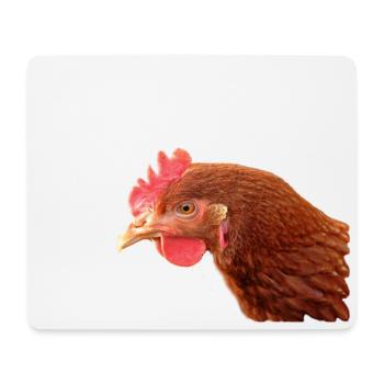 Legehuhn of the Lohmann Brown - Mouse Pad (horizontal) - white - Front