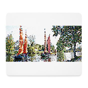 Segelboote und die Bogue - Mousepad (Querformat) - Weiß - Vorne