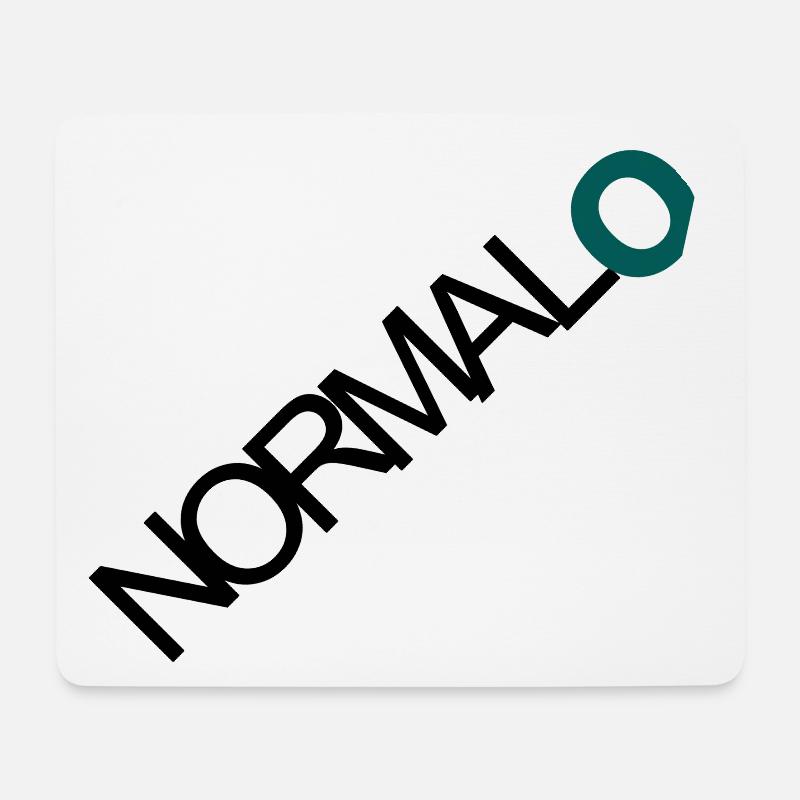 NORMAL O - Mousepad (Querformat) - Weiß