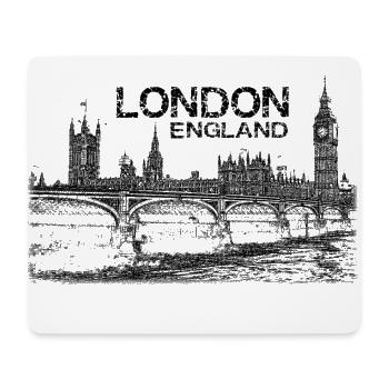 Londres - Tapis de souris (format paysage) - blanc - Devant
