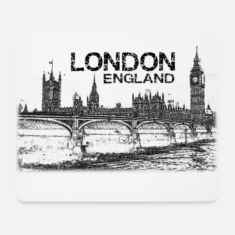 LONDON - Mouse Pad (horizontal) - white