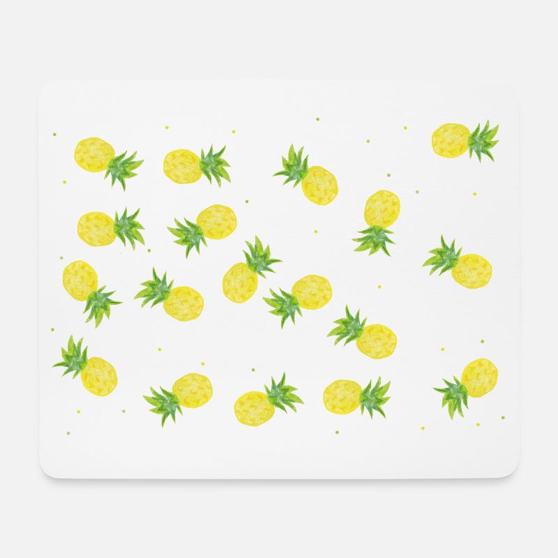 pineapple - Mouse Pad (horizontal) - white