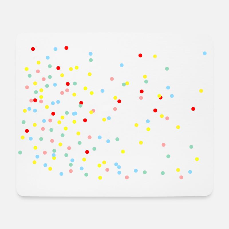 confetti - Mouse Pad (horizontal) - white