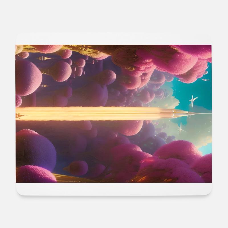 Church blossoms - Mouse Pad (horizontal) - white