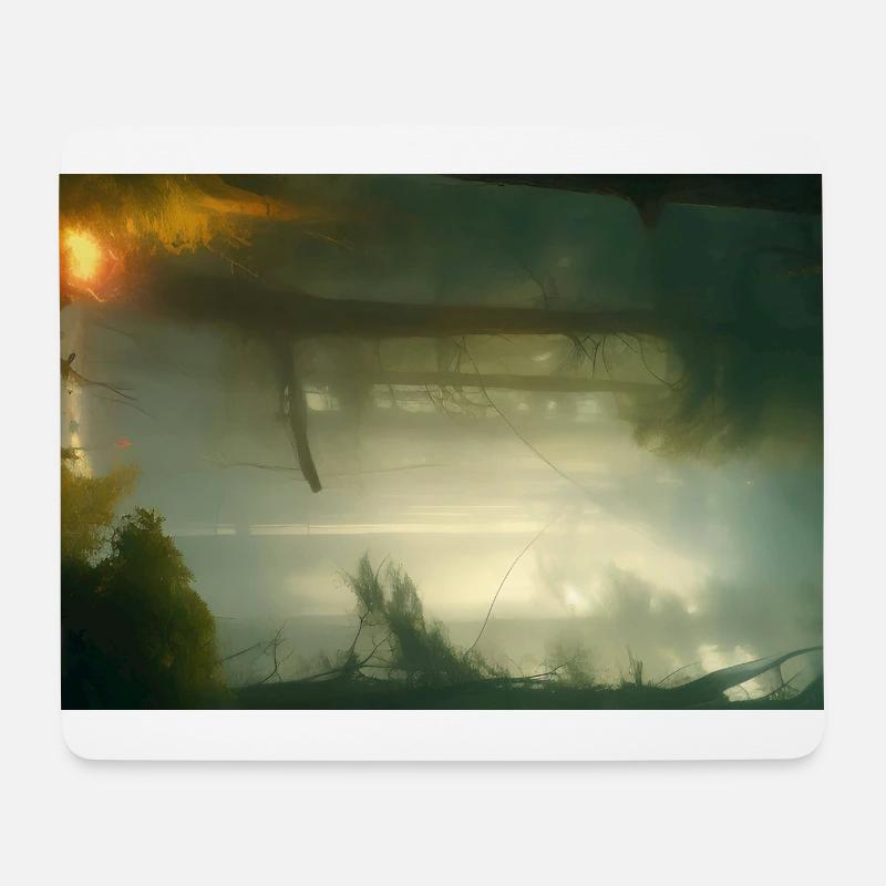 Painting - Mouse Pad (horizontal) - white