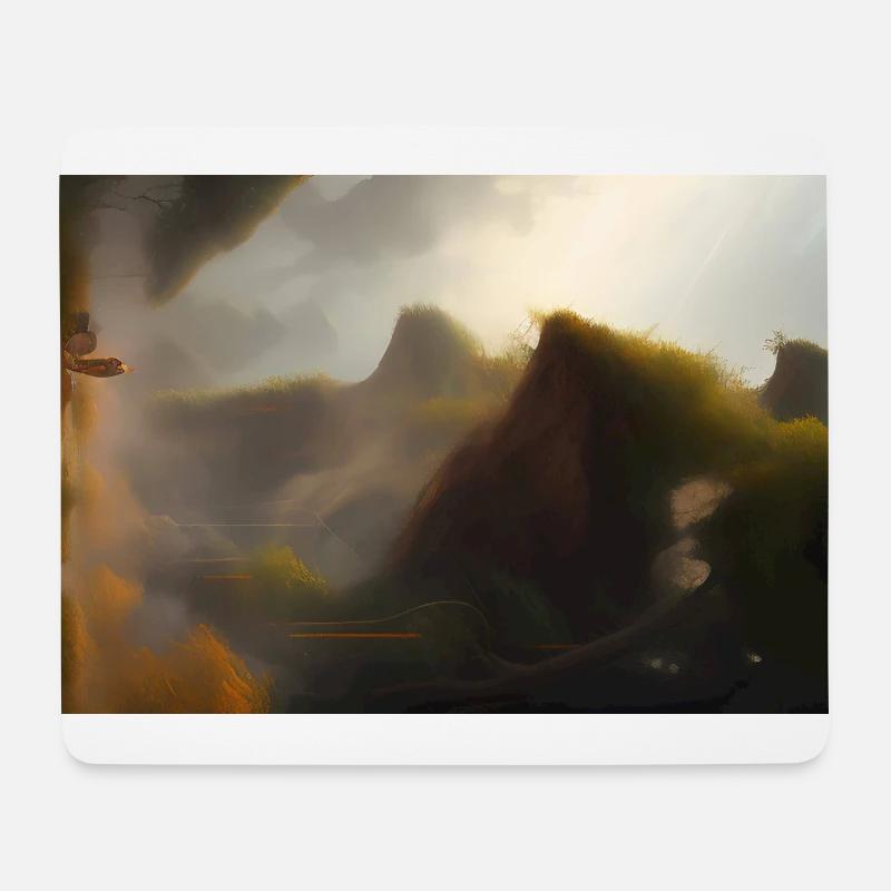 Painting - Mouse Pad (horizontal) - white