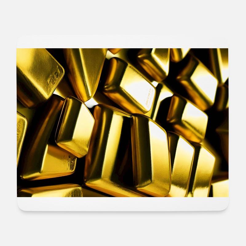 Gold - Mouse Pad (horizontal) - white