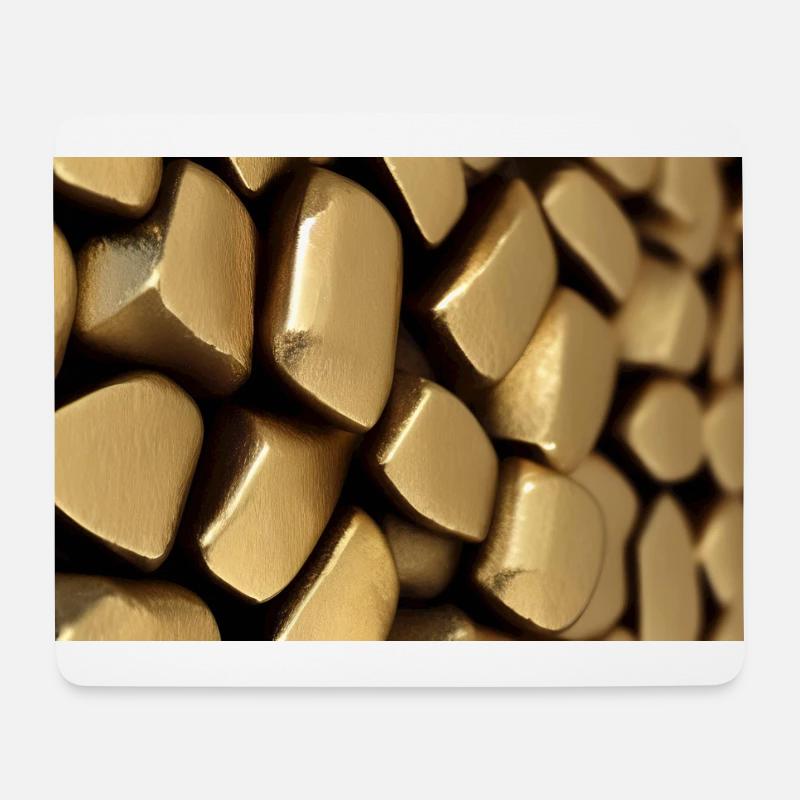 Goldstücke - Mousepad (Querformat) - Weiß