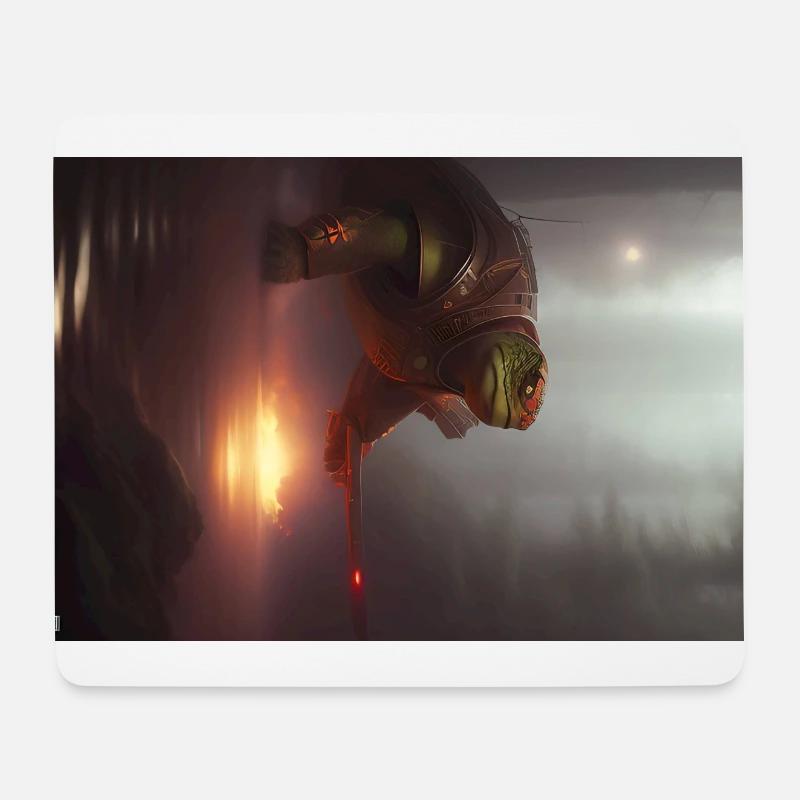 Tiere - Mousepad (Querformat) - Weiß