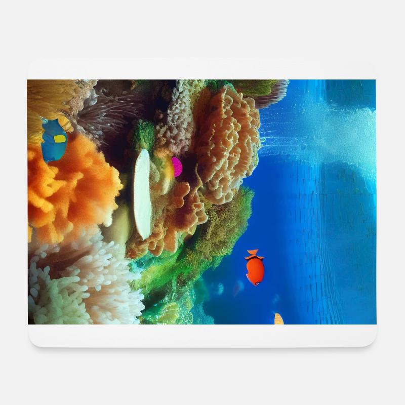 Underwater - Mouse Pad (horizontal) - white