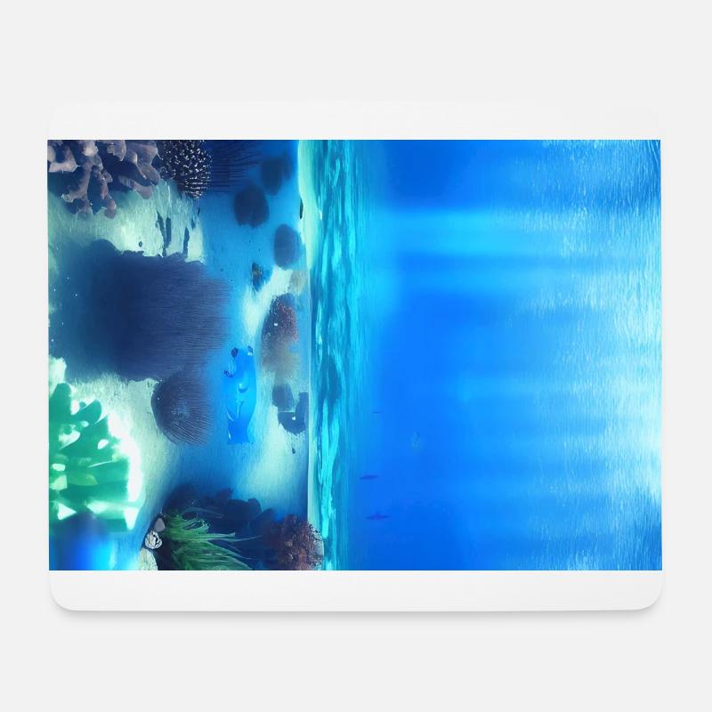 Underwater - Mouse Pad (horizontal) - white