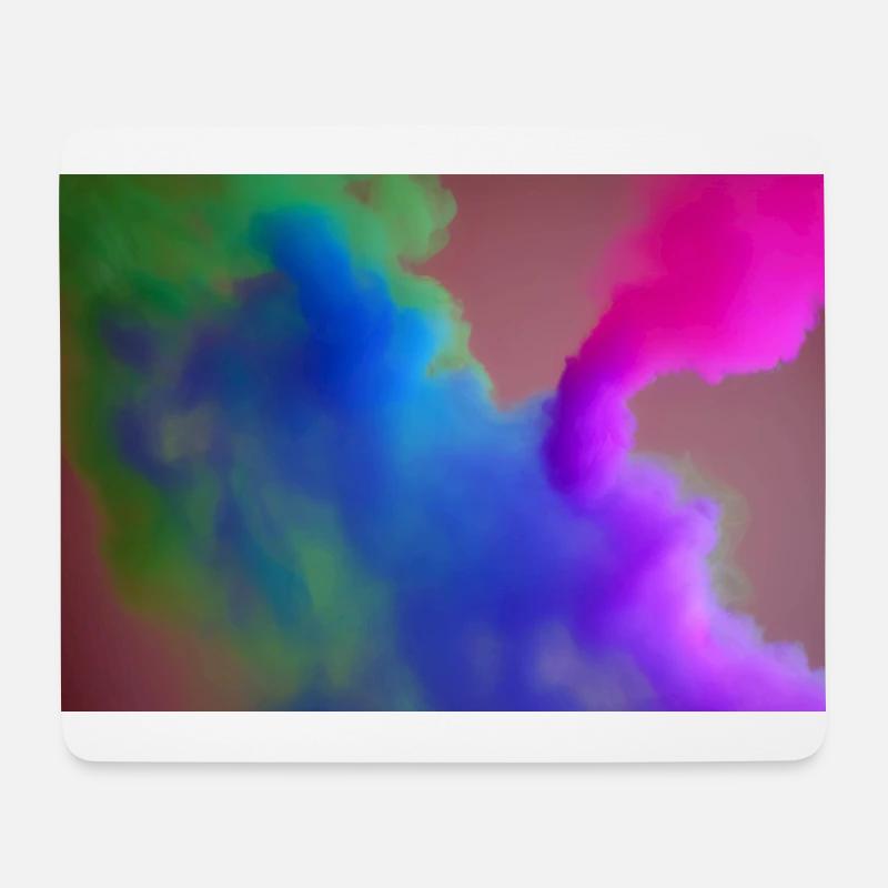 Bunt - Mousepad (Querformat) - Weiß