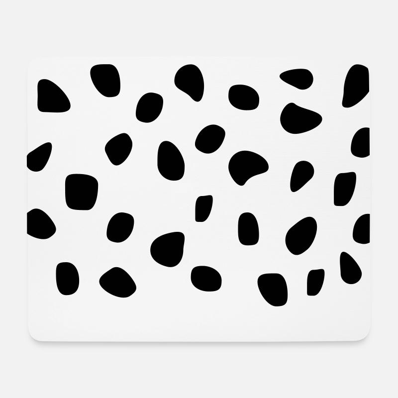 Cooles Fleckig Scheckig Dalmatiner Hund Muster - Mousepad (Querformat) - Weiß